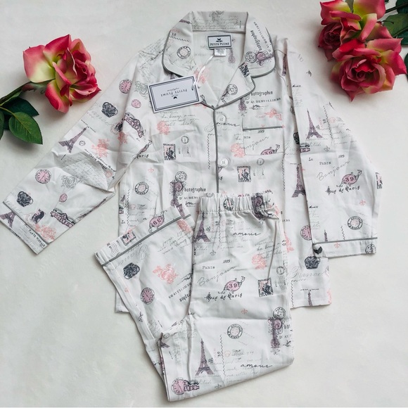 Petite Plume Other - 💕 Petite Plume Paris Musings Luxury Pajamas • Size 5T • Shirt & Pants Set